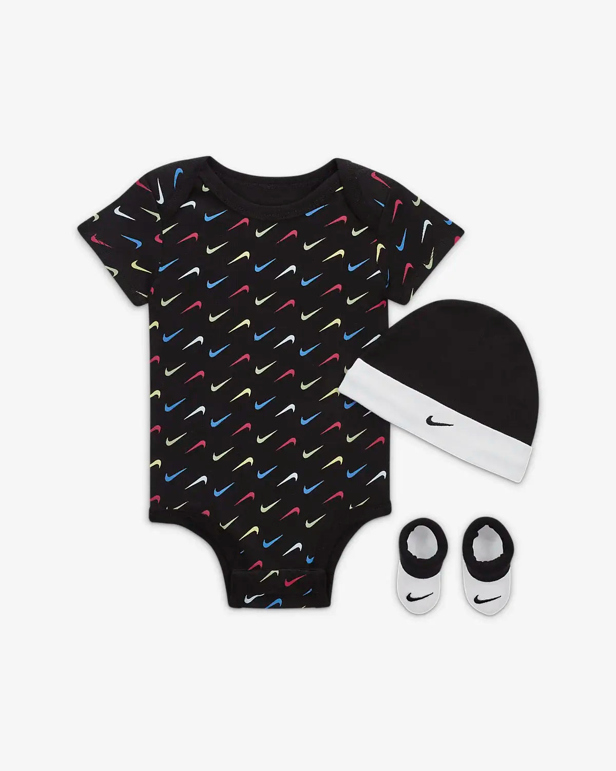 Infants Nike Unisex Multi Swoosh 3 Piece Set (6-12) Mois