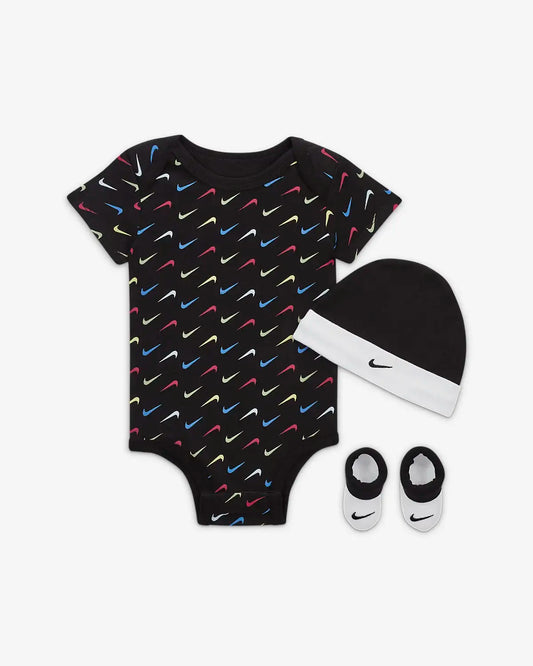 Infants Nike Unisex Multi Swoosh 3 Piece Set (6-12) Mois