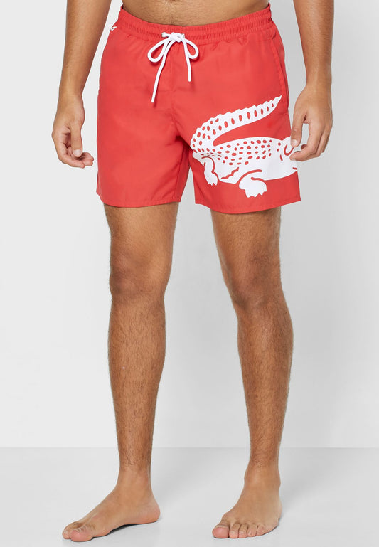Red lacoste Shorts